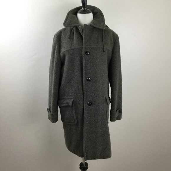 Loden King Wool Hooded Coat 36 - Picture 6 of 6